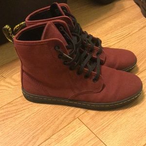 Maroon Dr. Martins